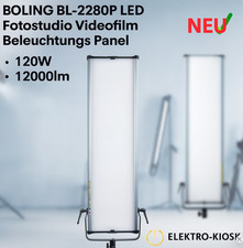 ? BOLING BL-2280P LED Fotostudio Videofilm Beleuchtung Panel 120W 12000lm ✅ NEU