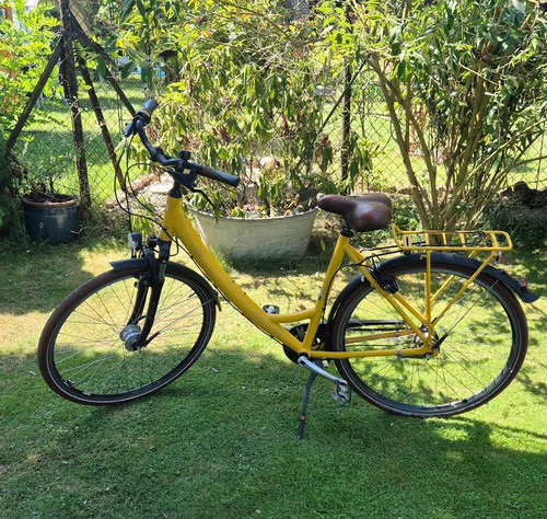 Winora city bike gelb schwarz - city,
