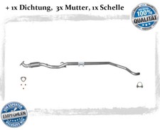 Mittelrohr ab Kat Opel Corsa D
