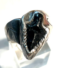 935 Silber Ring Hopi Indianerschmuck Onyx Pfeilspitze Ø20 mm RG 63 Unikat unisex