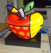 Romero Britto XXL Figur - Big Apple 58 cm Goebel POP-Art Porzellan