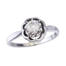 Solitaire ring old - , diamond
