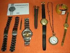 5 Armbanduhren & 1 Taschenuhr
