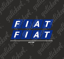2x 20 cm Aufkleber für Fiat