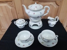 TEESERVICE mit Rosenmuster von