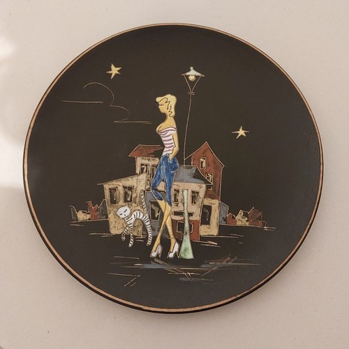 Ruscha wandteller keramik - ruscha,
