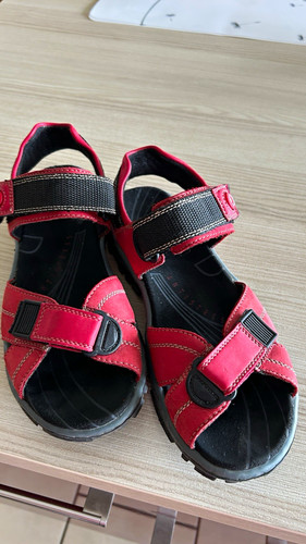 Rieker sandalen rot - sandalen, rot/schwarz