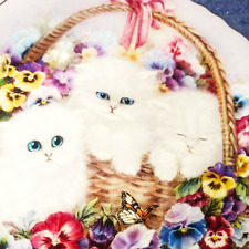 Wandteller Katzenmotiv