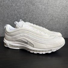Nike Air Max 97 Triple White Wolf Grey Weiß Herren Gr Eu 49.5   921826 101
