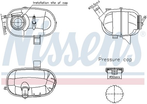 Nissens 996339 expansion - nissens, tank