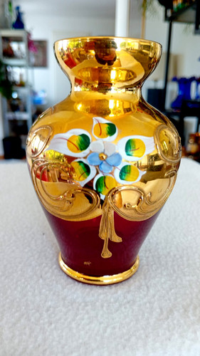 Kleine glas vase murano - vase,