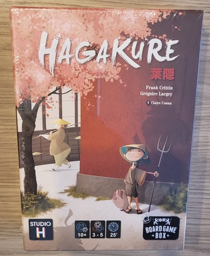 Hagakure board game box - board,