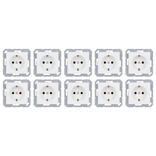 10x jung steckdose a1520ww - 10x,