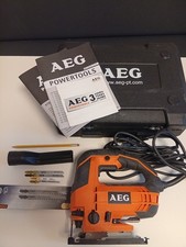 ✨AEG STEP 100X-Stichsäge|Profi-Power-Präzision & Zubehör Koffer⚡6 Sägeblätter ✨