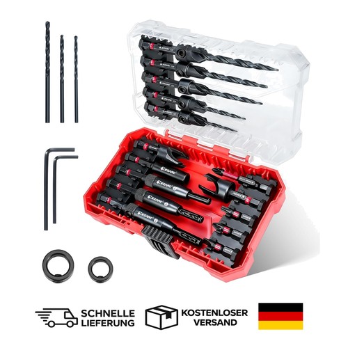 Senkbohrer holz set tlg - set, 22-tlg