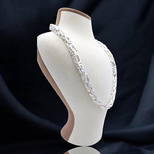 Königskette 9mm und 10mm Halskette 925 Silber massiv & hochwertig Neu Juwelier