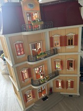 Großes Playmobilhaus 5302 Mit Zusatzetage/Beleuchtungsset/Einrichtung