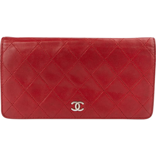 Chanel quilted leather long - chanel,