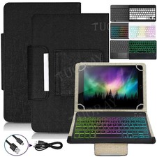 Bluetooth QWERTZ Tastatur Maus Hülle Für Lenovo Tab Plus 11.5 Zoll 2024 TB351FU