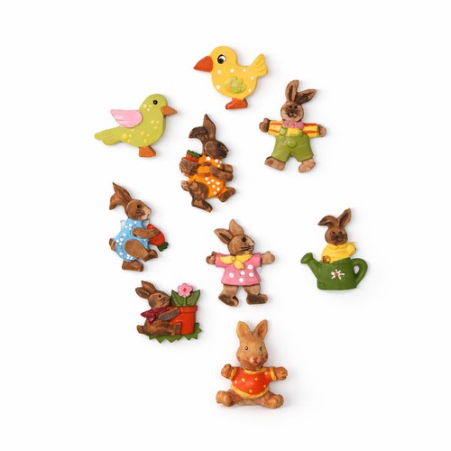 Puppenhaus wanddeko ostern - wanddeko,