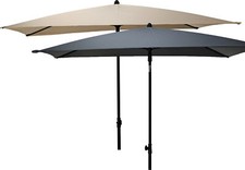 Rechteckiger Sonnenschirm 125 x 200 cm - UPF30+ knickbar - Gartenschirm rechteck