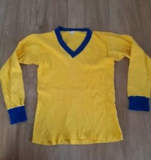 Vintage Erima 1. FC Lokomotive Leipzig Trikot Gebraucht Gelb Blau Lesen! Gr S