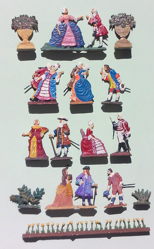 Zinnfiguren rokoko barock - "rokoko,