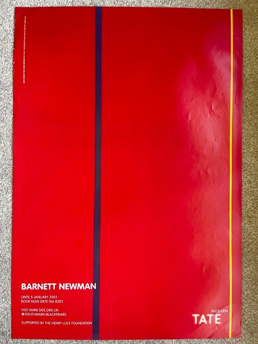 Barnett newman tate modern - barnett,