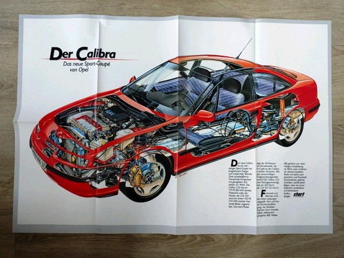 Opel calibra poster - calibra,