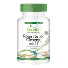 Roter Panax Ginseng mit Vit