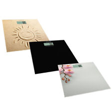 Digital Personen Waage Analyse Bad Kg/g bis 180Kg Glaß Orchidee Sonne Schwarz