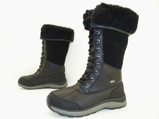 UGG Adirondack Tall Boots Stiefel Stiefeletten Gefüttert Damen Gr.38 Schwarz