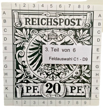 !Rarität!! DR 48 : CP-Fehler  C1 - D9 aus meiner Original-Sammlung (3. Teil)