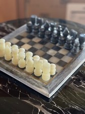 Ausgefallenes Schach - Schachbrett - Marmor - aus Griechenland*