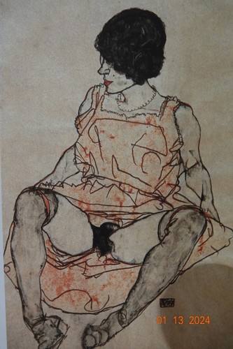 Egon schiele lithographie - schiele,