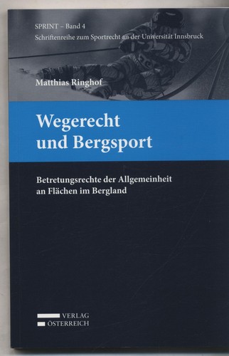 Wegerecht und bergsport - und,