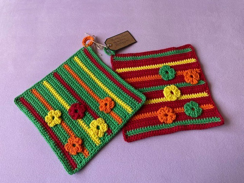 Topflappen gehäkelt original