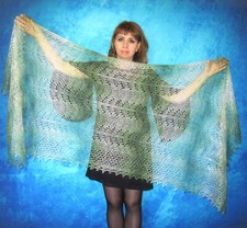 Gestrickter ziegenflaum schal - gestrickter,