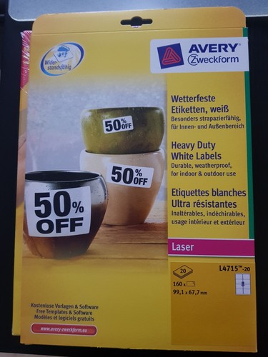 Avery zweckform wetterfeste - avery,