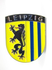 Leipzig Sachsen Wappen Metall