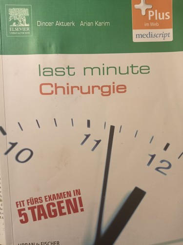 Last minute chirurgie fit - last,
