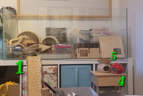 Hamsterkäfig+Zubehör