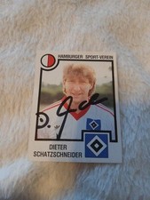 Panini Sticker signiert Dieter