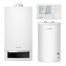 BUDERUS | Gas-Brennwertgerät Komplettset| Logaplus W22A | GB172-24 H | 24 kW