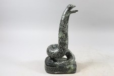 Schlange 25cm geschnitzte Stein Jade Figur China (GS510)