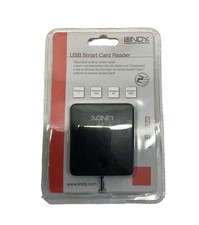 Lindy USB Smart Card Reader High Speed 480Mbit/s Neu USBREADER01