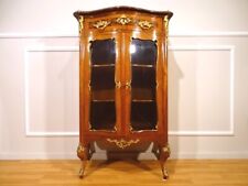 HANNIS ANTIQUE STORE / DRESDNER BAROCK VITRINE UM 1860 - 1880 / NUSSBAUM-09