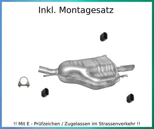 Endschalldämpfer opel astra - endschalldämpfer,