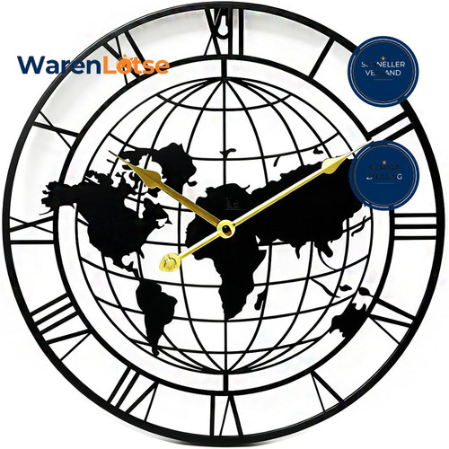 Wanduhr 40cm römische ziffern - wanduhr,
