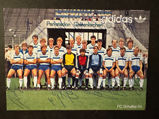 Schalke 04 Autogrammkarte